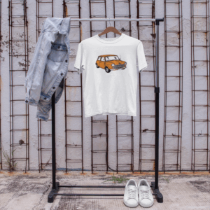 Malibu Yellow  Cooper Car T-shirt